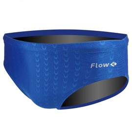 Flow Swim Briefs – Boys Brief Style Swimsuit Sizes 21 to 32 in Black, Navy, and Blue (Blue, 24 (23" - 24" Waist))