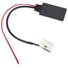 Car Bluetooth Module AUX Adapter Cable 12V Replacement for Citroen