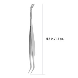 Mipcase 1pc Stainless Steel Tweezer Tool for Dog Removal Non- Handle Easy Cleaning Professional Tool for Dogs and Cats for Grooming and Treatment