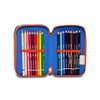 Sonic Primary School Pencil Case with 3 Compartments, Like and