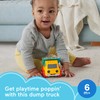 Fisher-Price Baby Toy Poppity Pop Dump Truck Push-Along Vehicle with