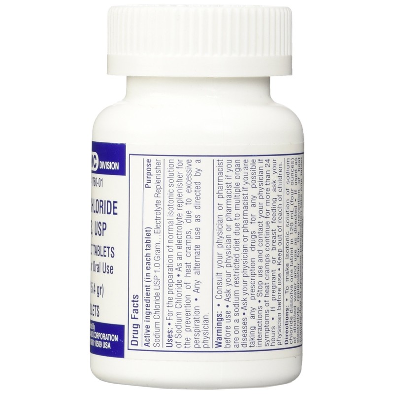 CONSOLIDATED MIDLAND CORP. Sodium Chloride Tablets 1 Gm, USP Normal