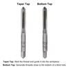 sourcing map 1 Pair Metric Hand Tap Set, M5 x