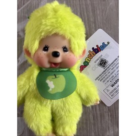 Sekiguchi Monchhichi Green Apple Fruit Colors S 5 inch Plush Doll Sekiguchi