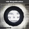 10x Loupe Magnifier Rechargeable Jewelers Loupe with UV and LED