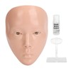 5D Cosmetic Practice Face Set Silicone Reusable Makeup Mannequin Face