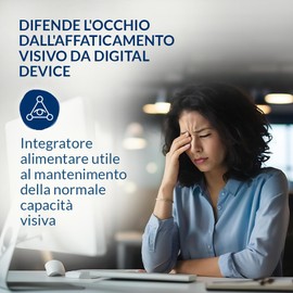 Fidia Farmaceutici MERAMIRT CM 30 Compresse Masticabili, Integratore Alimentare a Base di Zinco, con Estratti di Sambuco e Ribes, Eleuterococco e L-carnitina, Stress Visivo da Digital Device