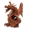 NOVICA Hand Carved Suar Wood Fantasy Theme Sculpture, 6" Tall