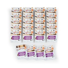 Colorations Colors Like Me Markers, 24 Sets, Each 8 Colors, Skin Tone Colors, Mulitcultural Art, Diversity, Equity and Inclusion, World Around me