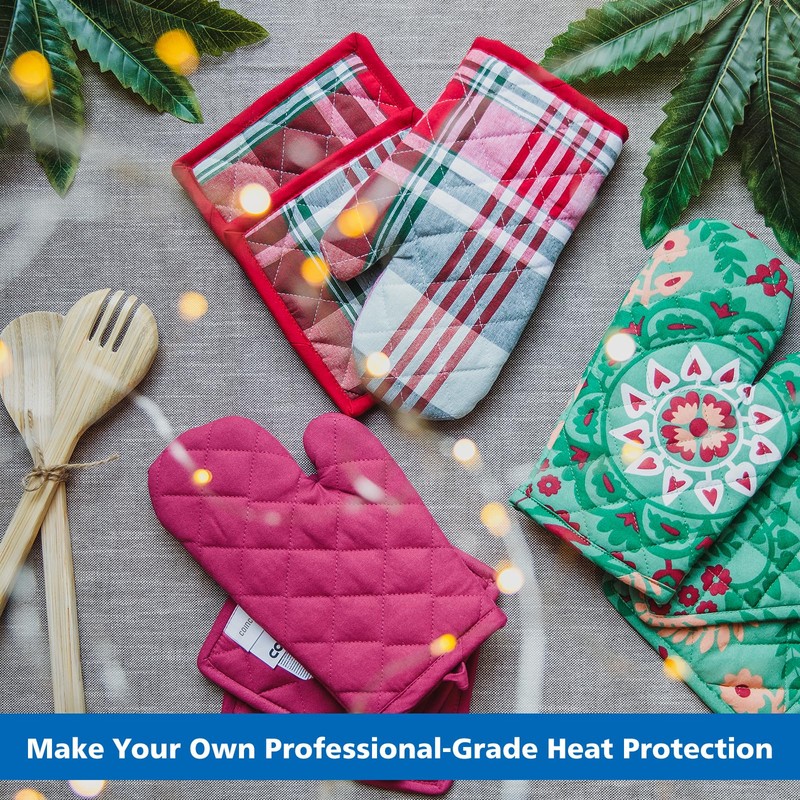 2 Pack Heat Resistant Batting for Potholders, 18 X 45