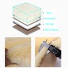 OGLAND 2 Pack Fluffy Genuine Australia Sheepskin Car Seat Cover