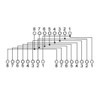 Wentronic 68911-GB Pinout 1:1 1 x RJ45 Plug to 2
