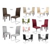BEAUTEX Chair Cover Sets, Velvet Microfibre Chair Cover, Elastic Stretch
