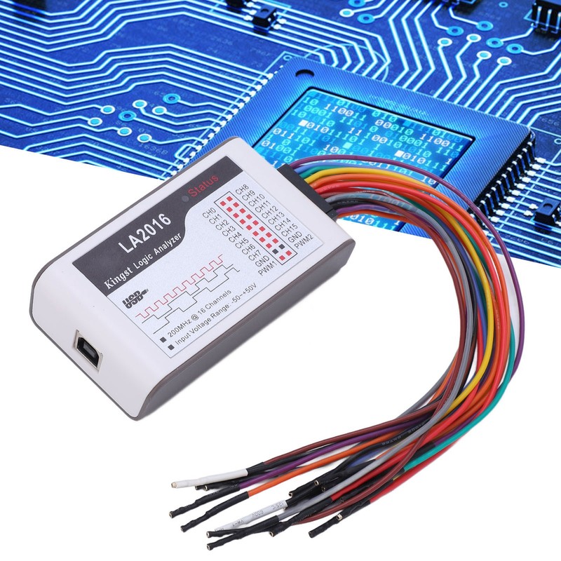 Logic Analyzer USB 16 Channels CH0‑15 200M Sampling Rate ‑50V