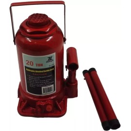 CMT 20 Ton 40,000 Lbs Capacity Hydraulic Welded Bottle Jack, Red 40585