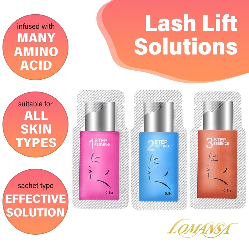 Lomansa Lash Lift Kit, Eyelash Perming Kit, Gentle Slow Acting