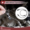 HEROFFIX ABS Raddrehzahlsensor Vorne Links Rechts ABS Sensor Antiblockiersystem Sensor