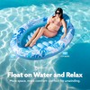 SLOOSH Inflatable Tanning Pool Lounger Float, 70" x 50" Pool