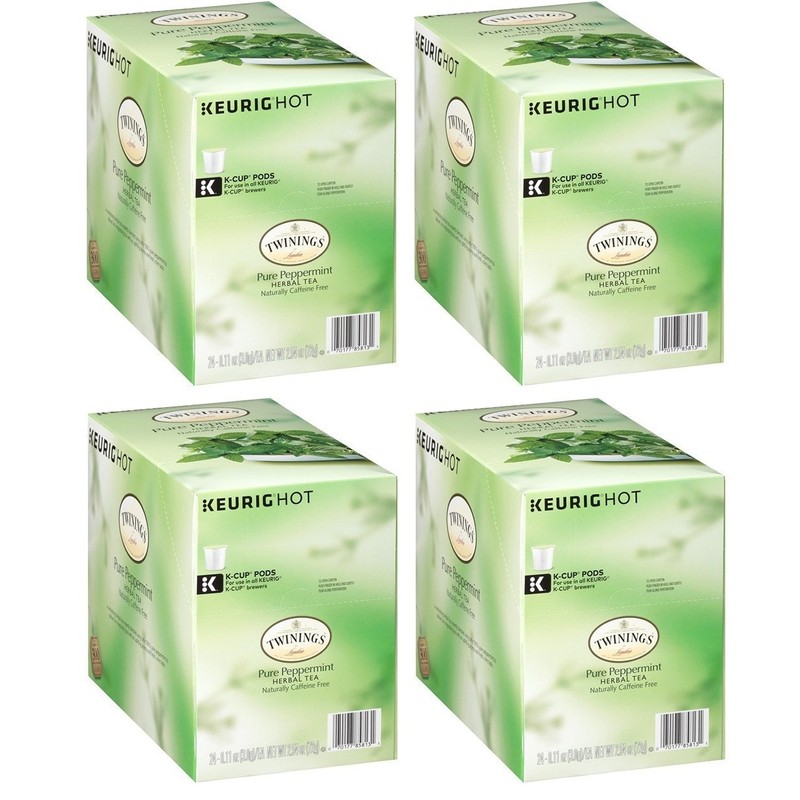 Twinings Pure Peppermint Tea Keurig K-Cups, 96 Count