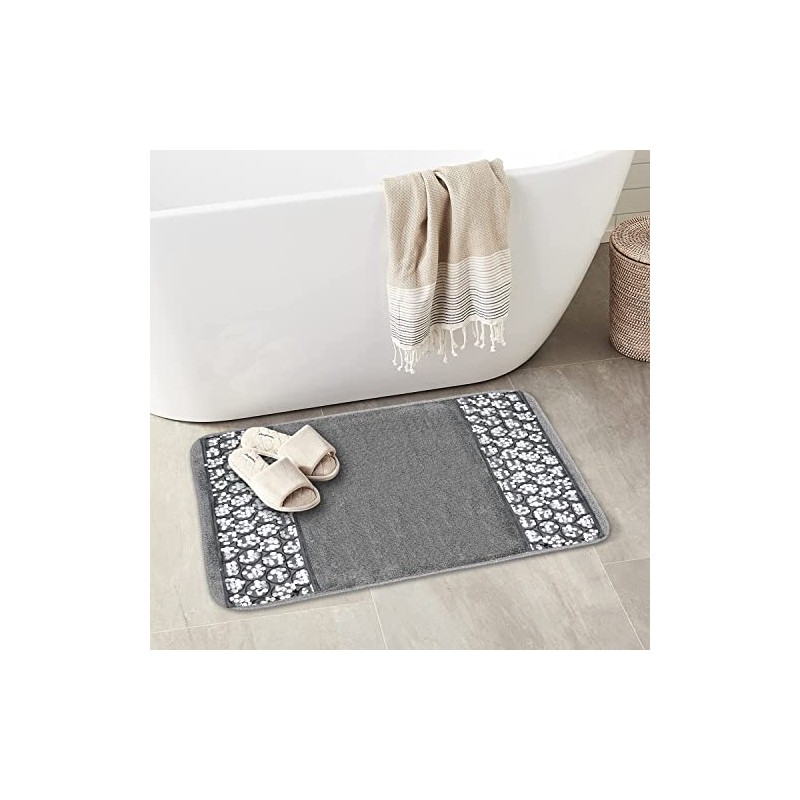 Popular Bath, Silver Sinatra, Bath Rug (230819) 21 x 32