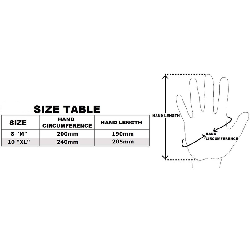3Kamido Professional Work Gloves Reflex HI - VIS, Made of