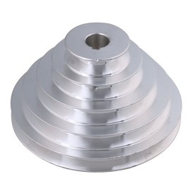 Mxfans Aluminum 22mm Bore Outter Dia 54-150mm 5 Step A Type V-Belt Pagoda Pulley Belt