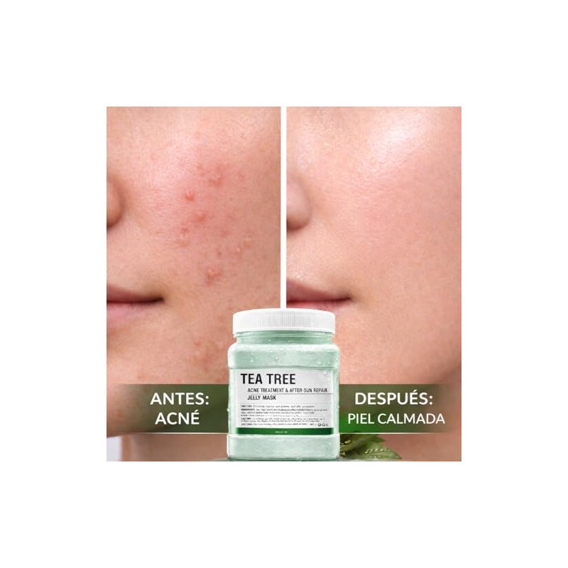 Mascarilla Jelly de Tea Tree para Rostro, Cuidado de Piel