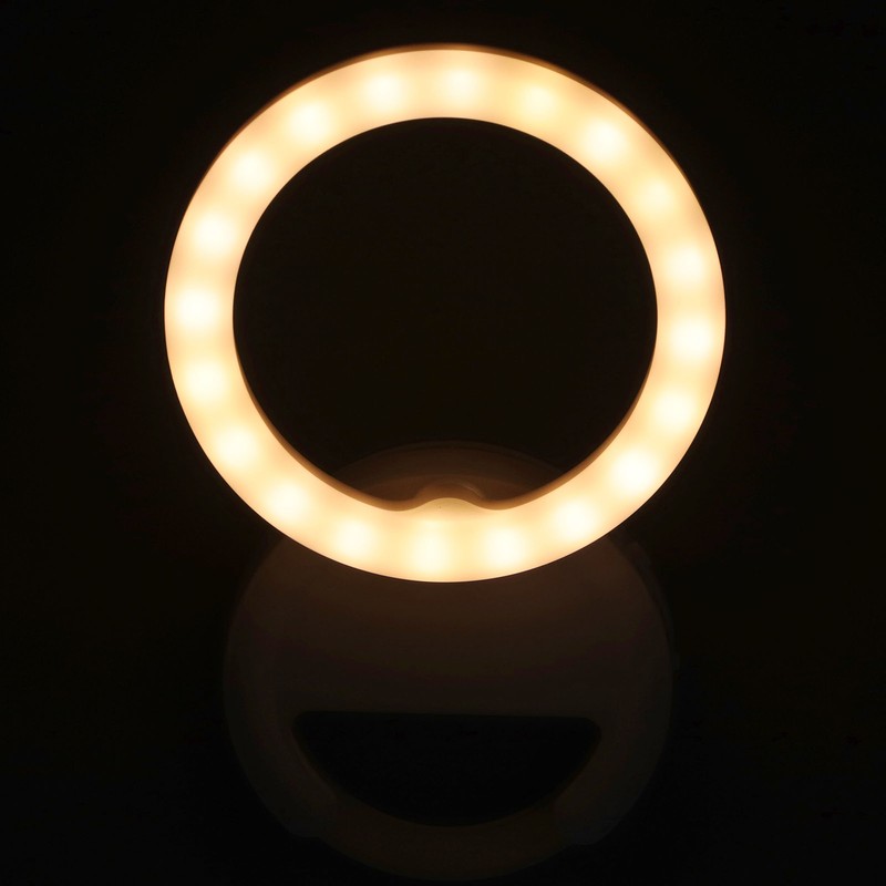 Clip On Ring Light for Phone 180 Degree Rotation 3