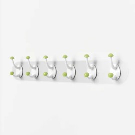 Strong Mushroom Six Hooks Bathroom Kitchen A Row Of Nopunch