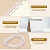 PATIKIL 50 Pack Plastic Spiral Binding Coils, 13mm(1/2") Binding Coils