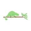 CafePress Chameleon Lizard Euro Oval Car Bumper Magnet