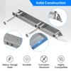 1 Pair Garage Door Quick Turn Top Fixture Brackets Hardware,
