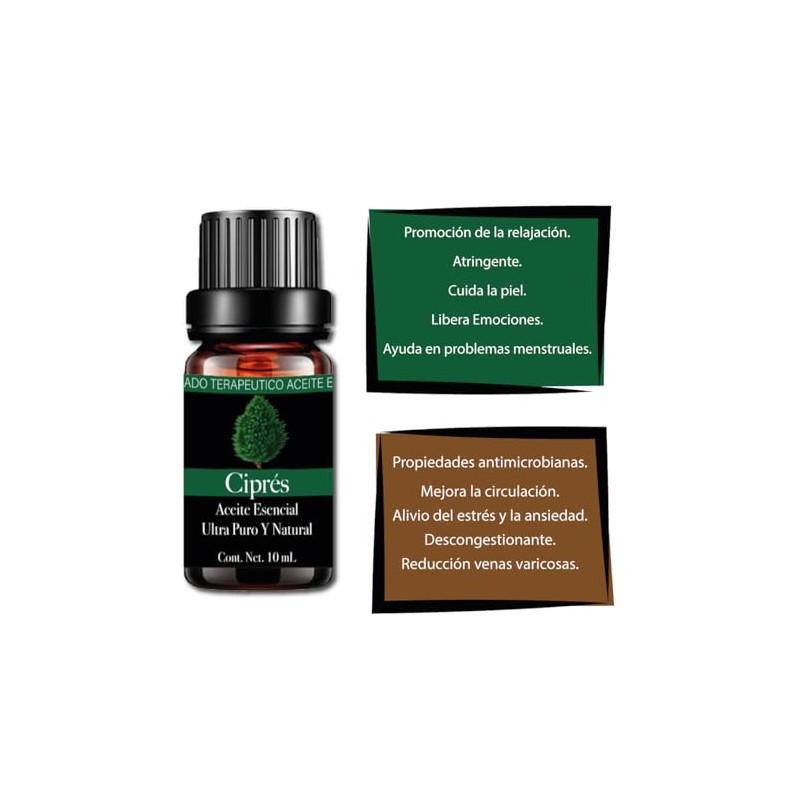 Aceite Esencial De Ciprés Aromaterapia