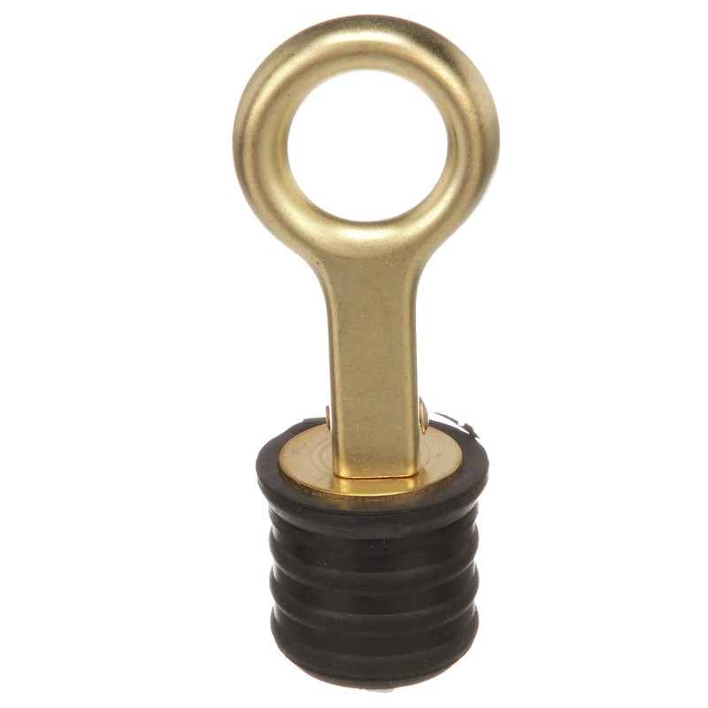 Seachoice Snap-Lock Drain Plug, Brass