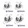 Leliafleury 4 Pack Flange Rod Holder 22mm Stainless Steel Pole