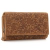 ekavale Women's Large Long Wallet with Press Stud and RFID