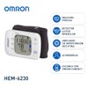 OMRON Baumanómetro automático de muñeca HEM-6230 compatible con app OMRON