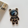 Black Cute Phone Stand Holder,Cell Phone Hidden Kickstand for Desk,Astronaut