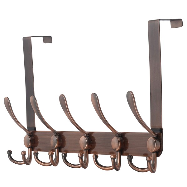Dseap Over The Door Hook Hanger - 5 Tri Hooks,
