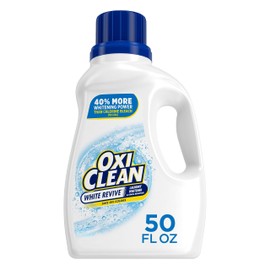 OxiClean OxiClean White Revive Laundry Whitener and Stain Remover Liquid, 50 fl oz
