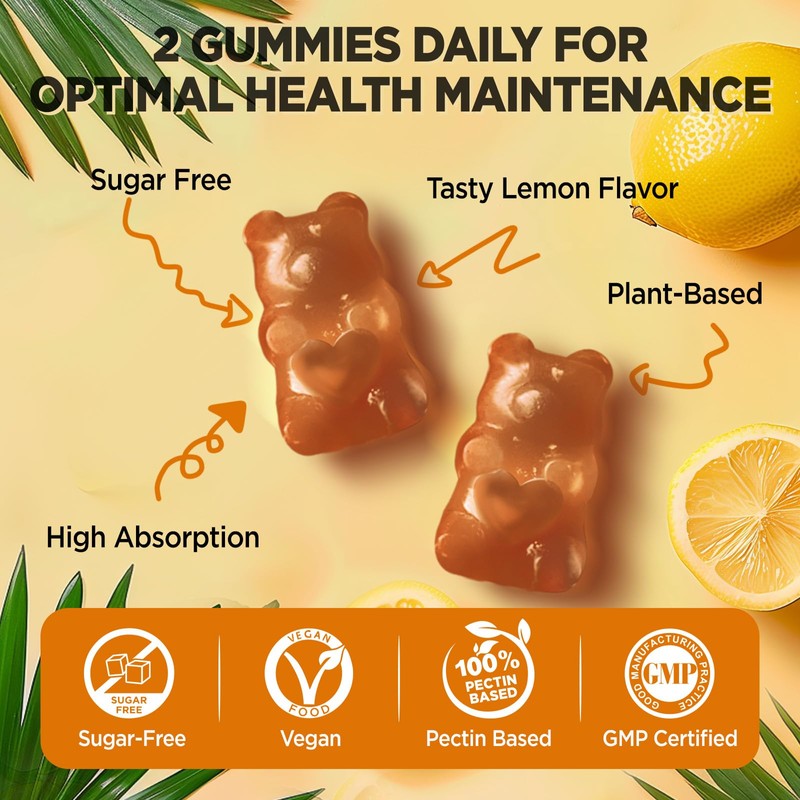 Pumpkin Seed Oil Gummies with Saw Palmetto, for Hair Growth
