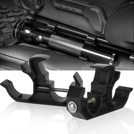 Flashlight Holder Bracket Mount for Jeep - Suitable for 2018-2025 Jeep Wrangler Unlimited 4-Door JL & 2020-2025 Jeep Gladiator JT