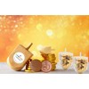 The Dreidel Company 6-Pack Dreidel Filled with Hanukkah Chocolate Gelt
