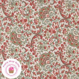 Moda RENDEZVOUS 44302 12 Ecru White 3 SISTERS Quilt Fabric - By the Half-Yard