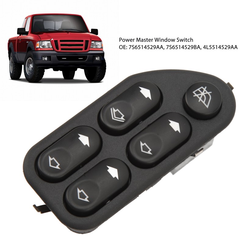 Driver Side Power Master Window Control Switch 7S6514529AA Replacement for