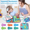Juguete Tablero Montessori Sensorial Para Niños De Dos Años