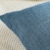 Artscope Cushion Covers Set of 2 Linen Decorative Square Pillowcases