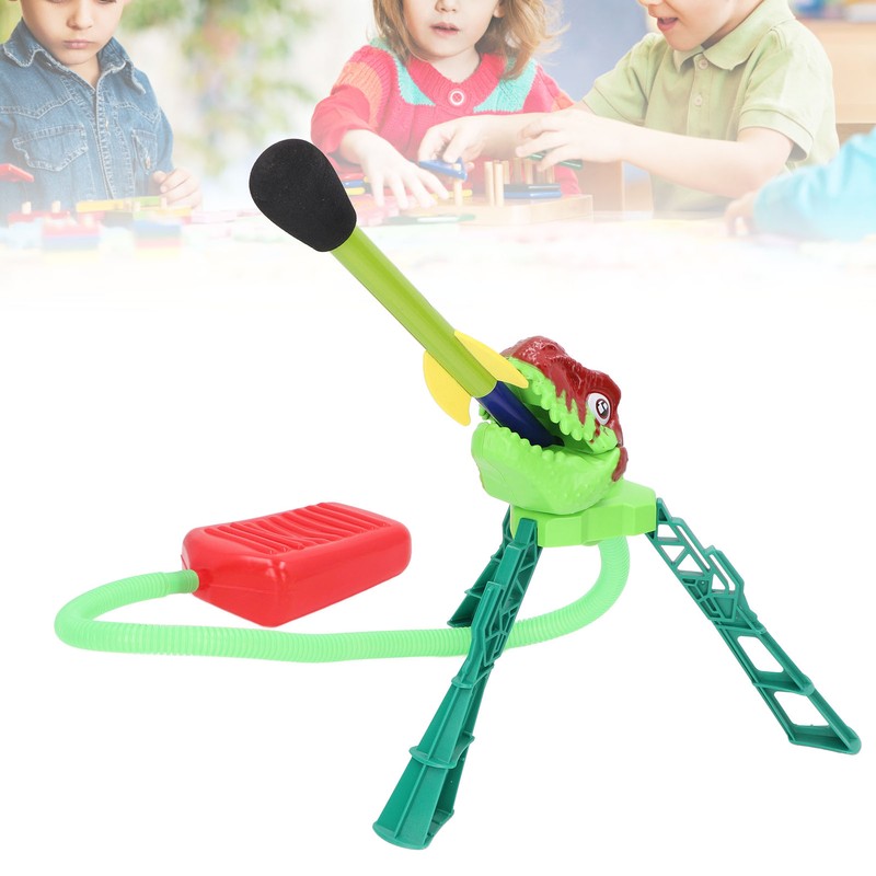 Kids Rocket Launcher Safe Luminous Effect Step On Launcher Toy