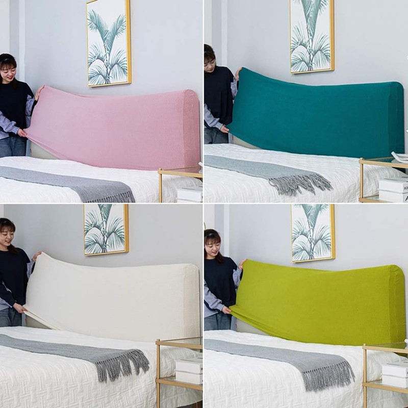 WYJHNL Headboard Cover for Bed Headboard Cover Elastic Fleece Headboard