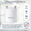 DiCUNO GU24 to E26 Adapter, 160℃ Heat Resistant, Maximum Wattage